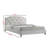 Karina Platform Bed with Vegan Leather in Pink Finish, 39.51'' H X 62.79'' W X 85.97'' L-1111646085-1111646084
