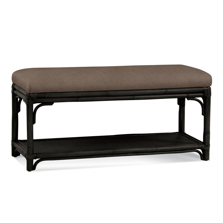 Banc de rangement en osier Summer Retreat