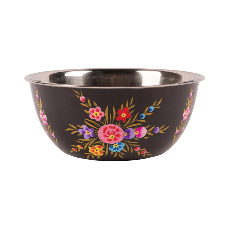  Picnic Bowl - 21.5cm - Carbon Pansy