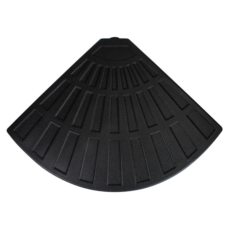 Support de base en résine noir pour parasol décalé - 26 lb