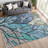 Machine Washable Indoor/Outdoor Adalaide ACN2336 Botanical Rug-1254995018