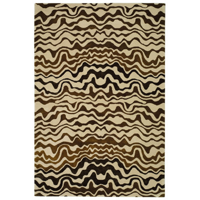 Candelo Hand Tufted Wool Pile Abstract Rug