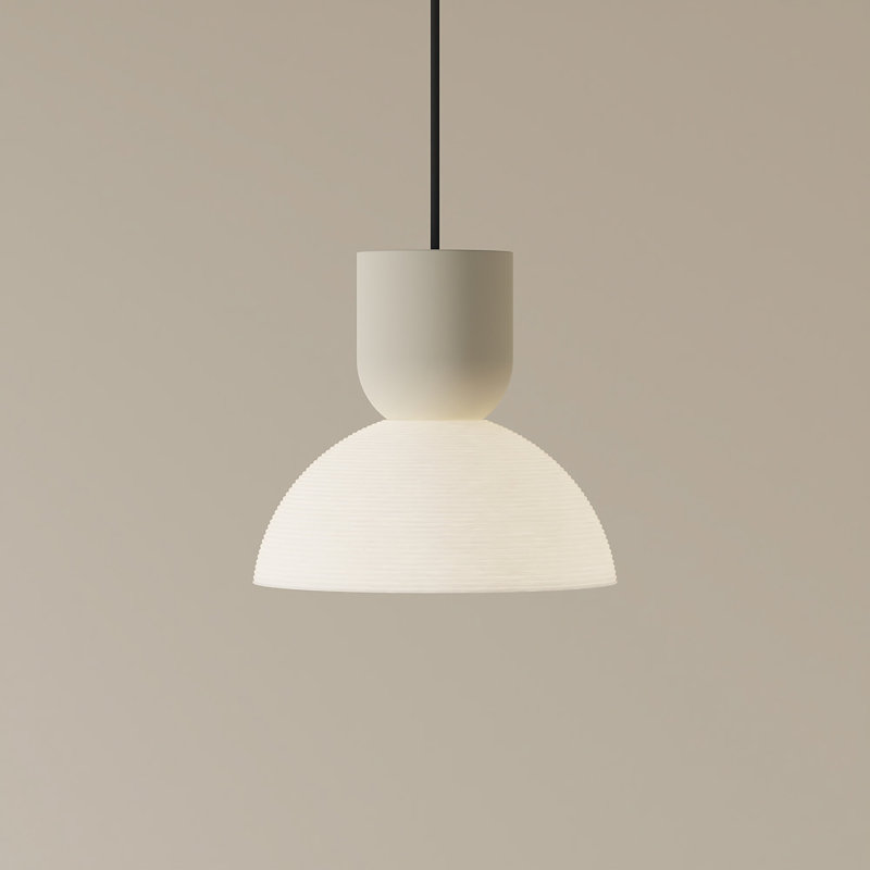 Buia Pendant Light, Sand, Black