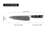 Seido Knives Takoizu Gyuto 8'' Chef's Knife