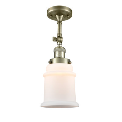 Plafonnier semi-encastré cylindrique simple 6 po Alexandira