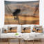 Tapisserie «Lonely Tree Silhouette gaucher»-535755580