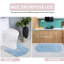 Tapis pour salle de bain 100% coton Morissette, antidérapant, séchage rapide, lavable à la machine-18825641