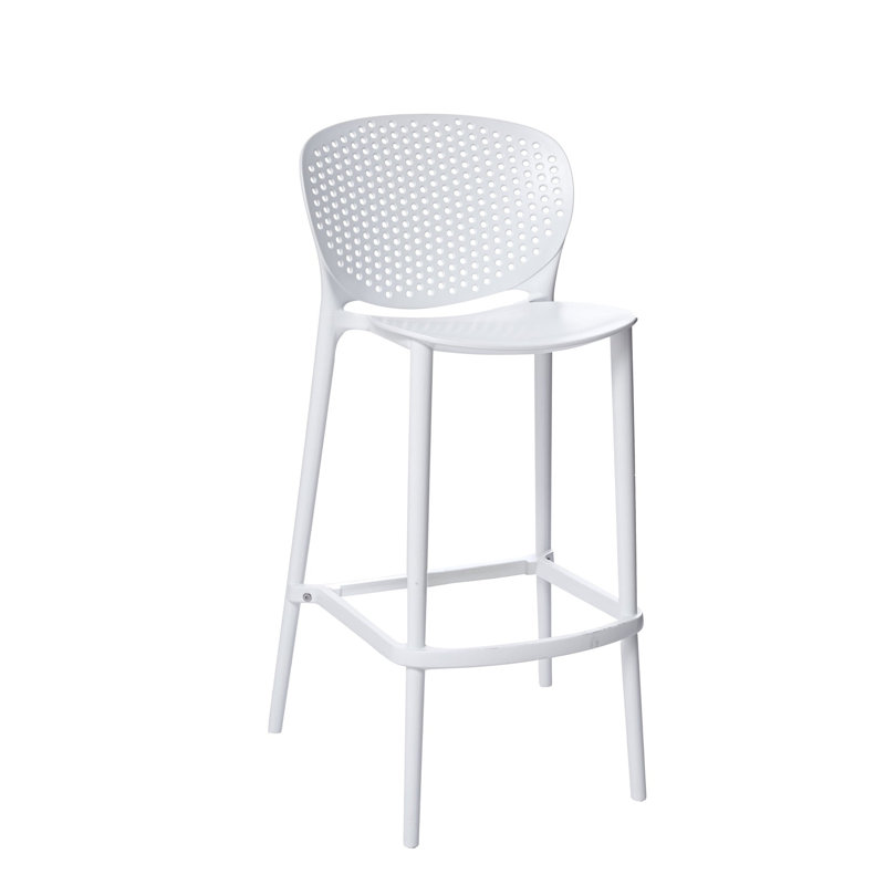 Tabouret Anferny, Tabouret de bar (siège d'une hauteur de 30 po), Blanc