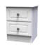 Fully Assembled Meansville 2 Drawer Bedside Table-42351846
