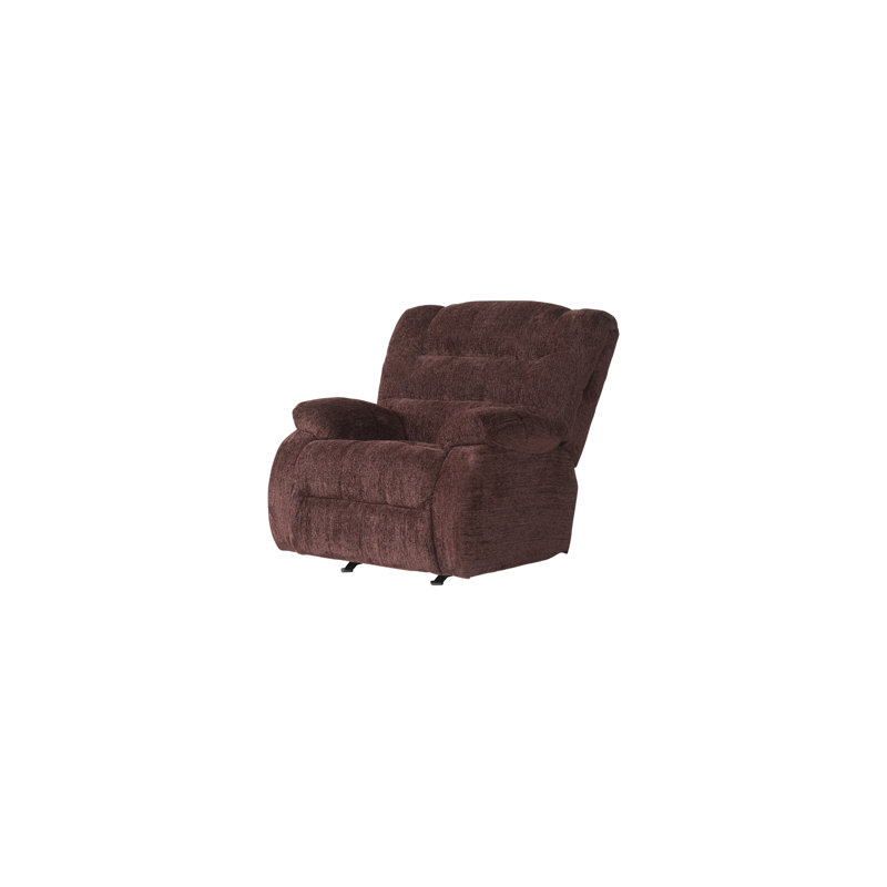 Amon Upholstered Recliner, Rosewood