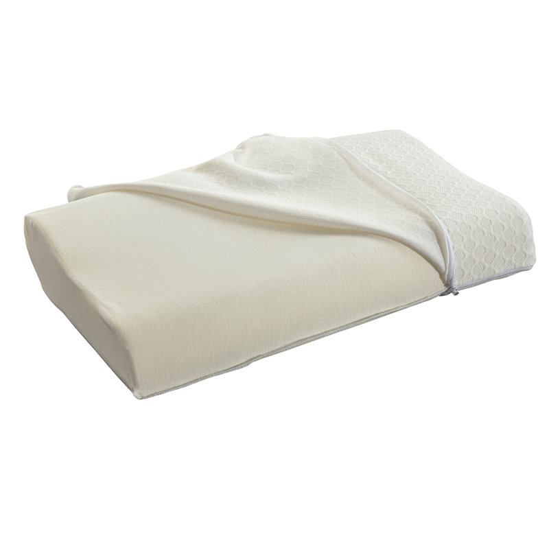 Home-Complete Cervical Pillow - Memory Foam Neck Pillow with Washable Cover - Contour Pillows for Side, Back, and Stomach Sleepers
