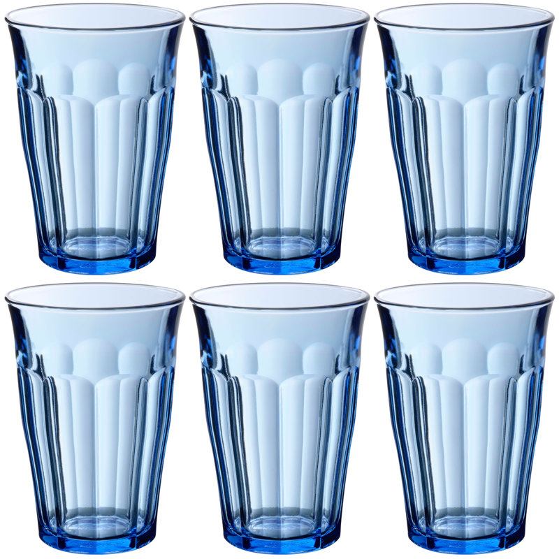 Duralex Picardie 200ml Drinking Glass Set, Blue, 360ml