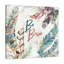 Tribal Feathers : be brave par tre Sorelle studios-reproduction d’aquarelle sur toile tendue-26358567