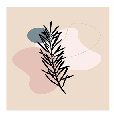 «Botanical Boho Plant Bohemian», reproduction d'art non encadrée