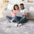 0.35" Medium Pile Area Rug - Trendy Multi-room Design, Stain Resistant For Kids & Pets