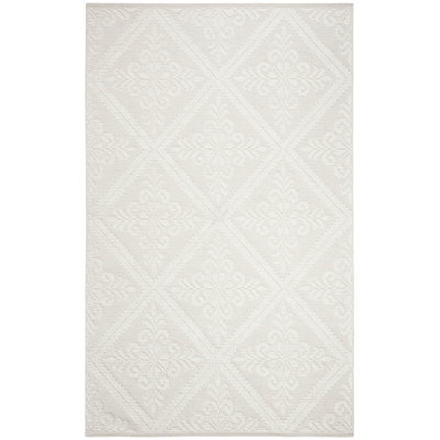 Tapis ivoire en laine / coton tissé à la main Lauren Ralph Lauren