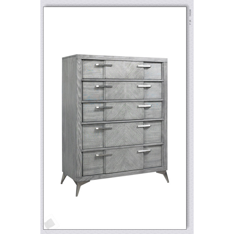 Commode 5 tiroirs Grey Book