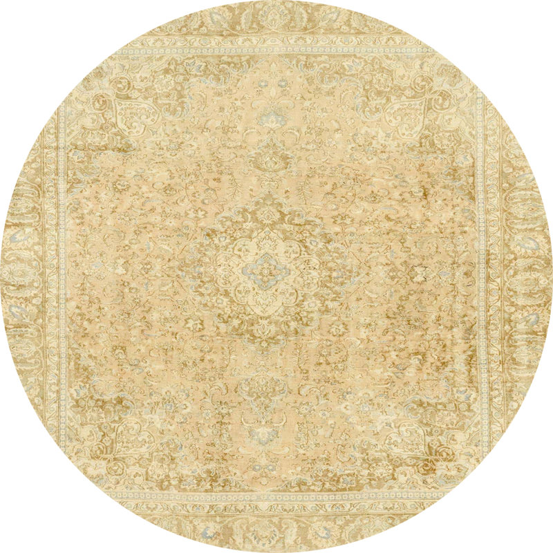 Tapis abstrait moderne 2124, Rond 3 pi