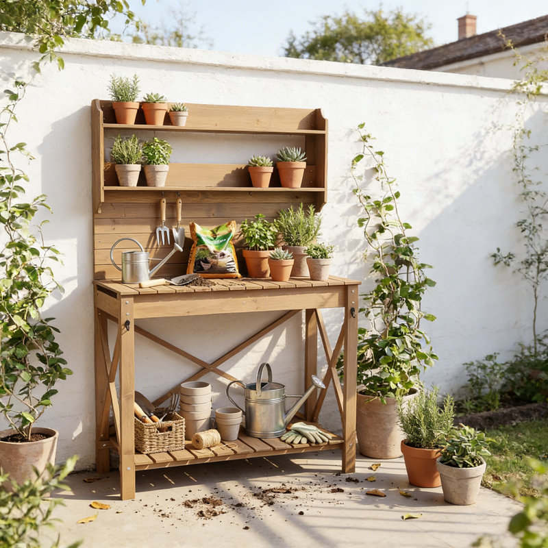 Manufactured Wood Potting Bench