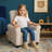 Jordan Kids Recliner Greige