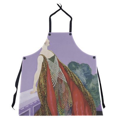 Tablier de femme emily brodeur art nouveau à billes