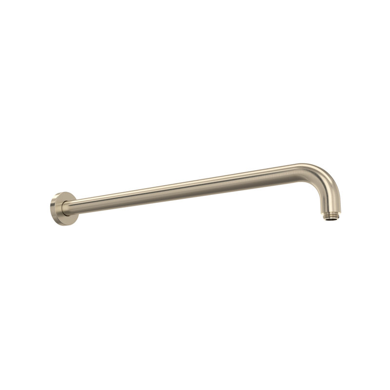 20.8125" Reach Wall Mount Shower Arm, Satin Nickel