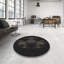 Tapis noir/brun à motifs-1852351923