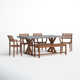Fleur 74'' Rectangular 7 - Person Outdoor Dining Set