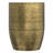 Johnsen 15"W Metal Industrial Boho Tribal Pattern Drum End Table with Textured Finish, Assembled-104200693