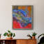 Toile encadrée de qualité supérieure Vibrant Flow II - prête à être accrochée-1609440248-1609440254