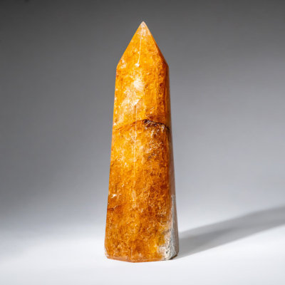 Genuine Polished Lemon Quartz Point (1.5 Lbs)