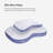 Bedgear Balance 3.X Cuddle Curve Performance Pillow - Large Medium Firm Pillow - Moisture Wicking