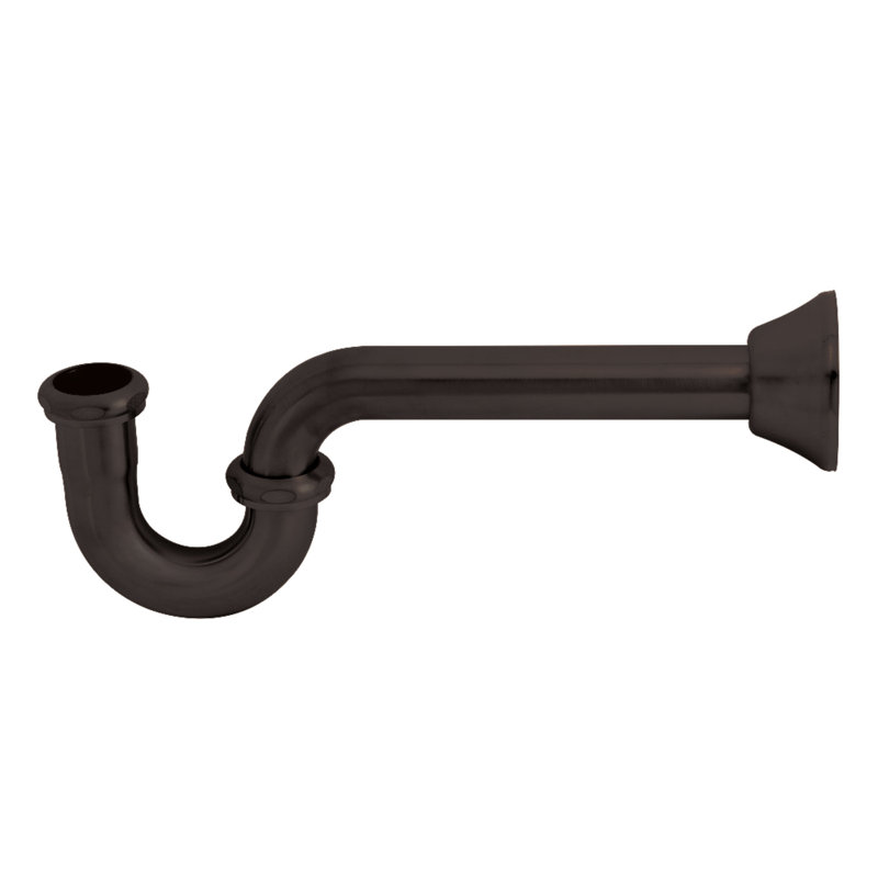 Kingston Brass Vintage 1-1/4 Inch Decor P-Trap, 18 Gauge, Oil Rubbed Bronze