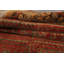 Tapis tribal traditionnel en laine noué à la main 9 pi 6 po x 13 pi 5 po Rust