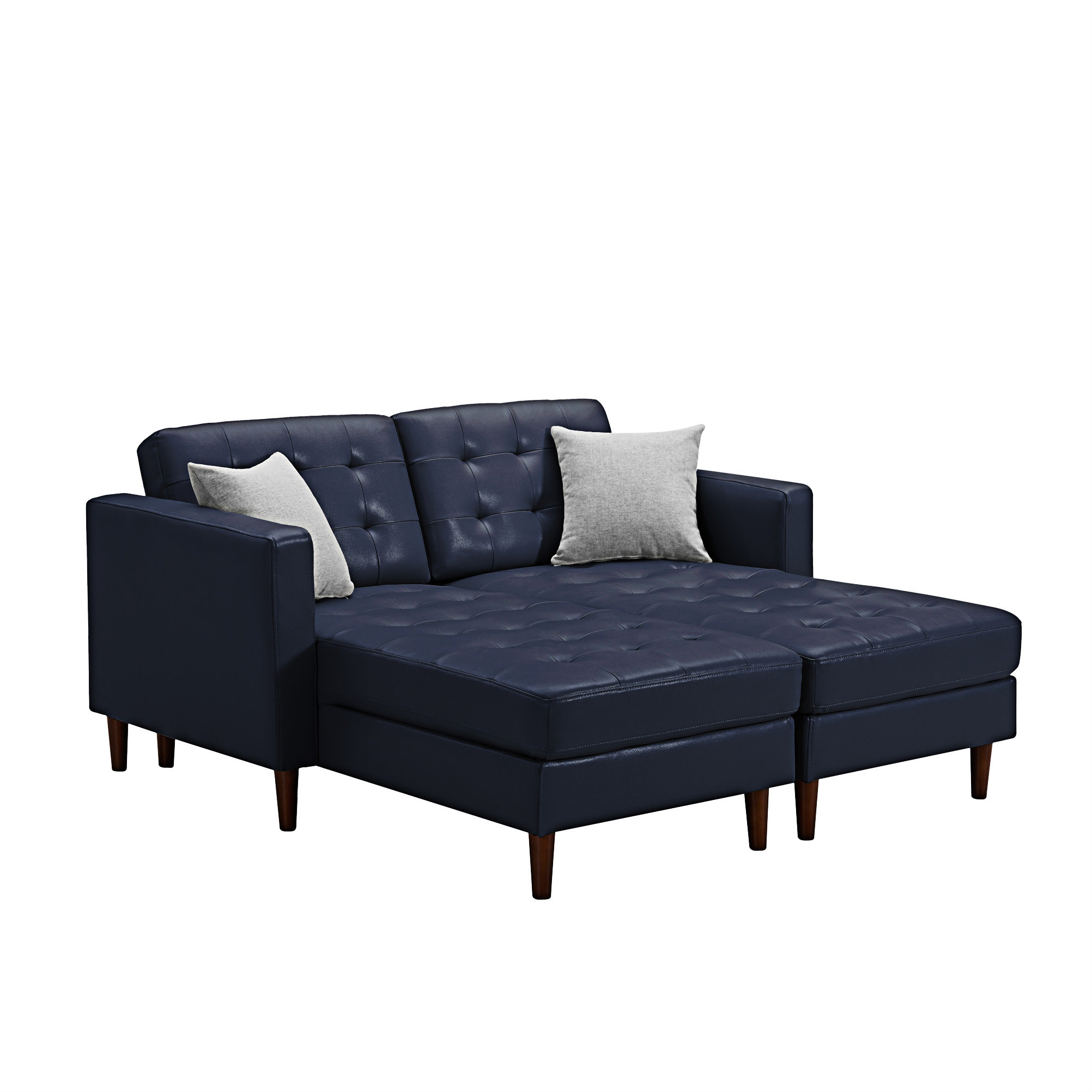 Latitude Run® U-Shaped Modern Sectional Sofa couch, PU Sofa - Wayfair ...