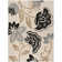 Tapis floral beige
