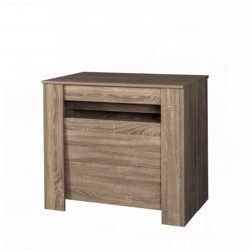 Console extensible - Grande table de salle à manger de 118 pouces, Brun