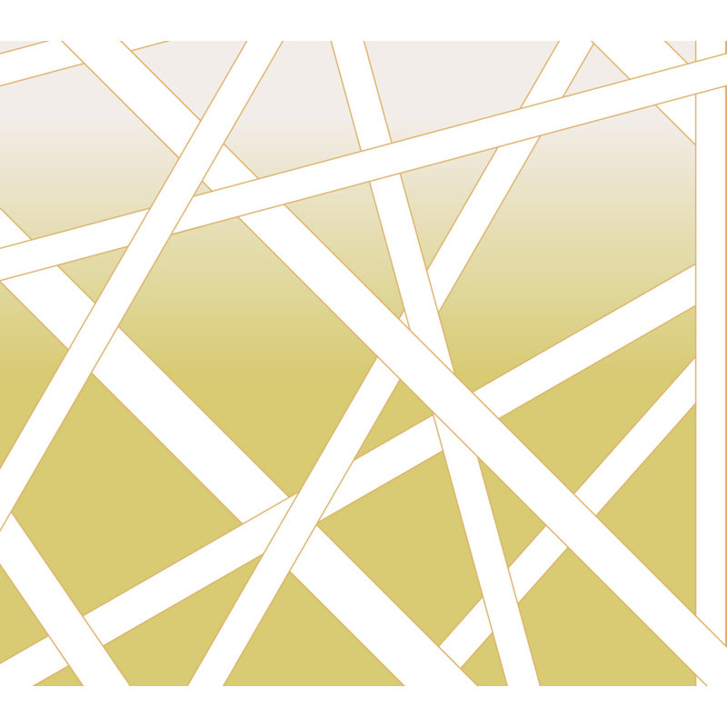 Nastri Shade Wall Mural, Yellow
