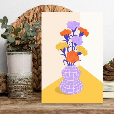 Art contemporain avec art floral