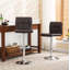 Tabouret de bar pivotant réglable en similicuir, ensemble de 2-384451500