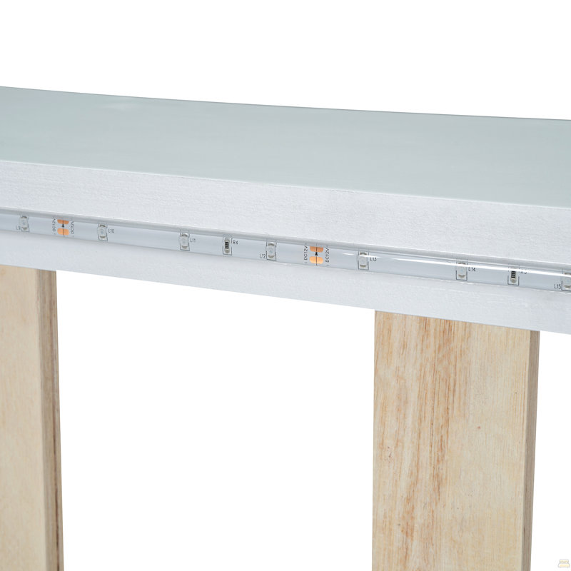 Lit plateforme Wood, Blanc