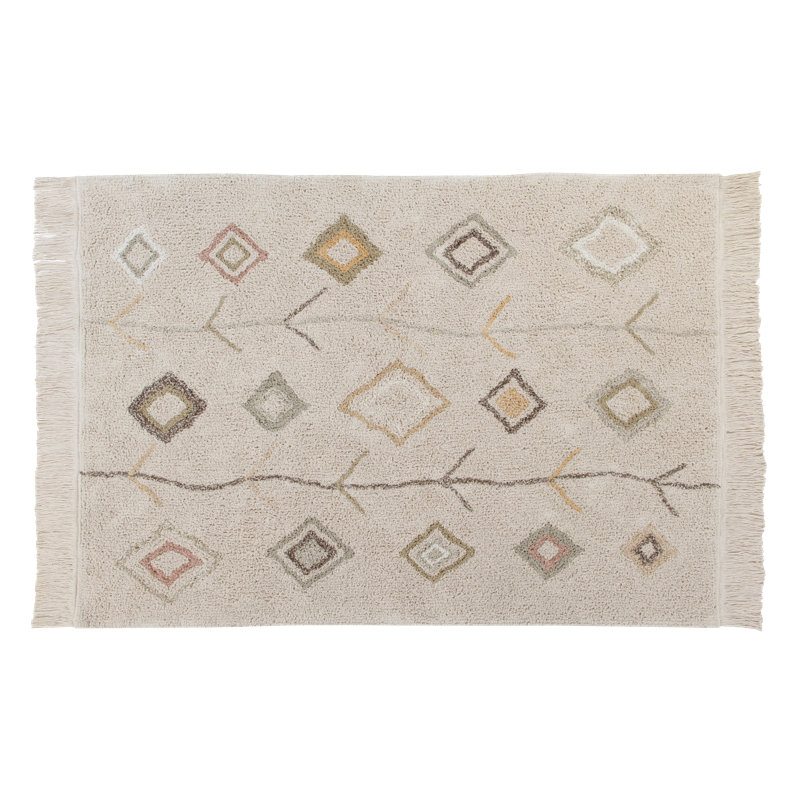 Kaarol Earth Area Rug, Rectangle 5'7" x 8'