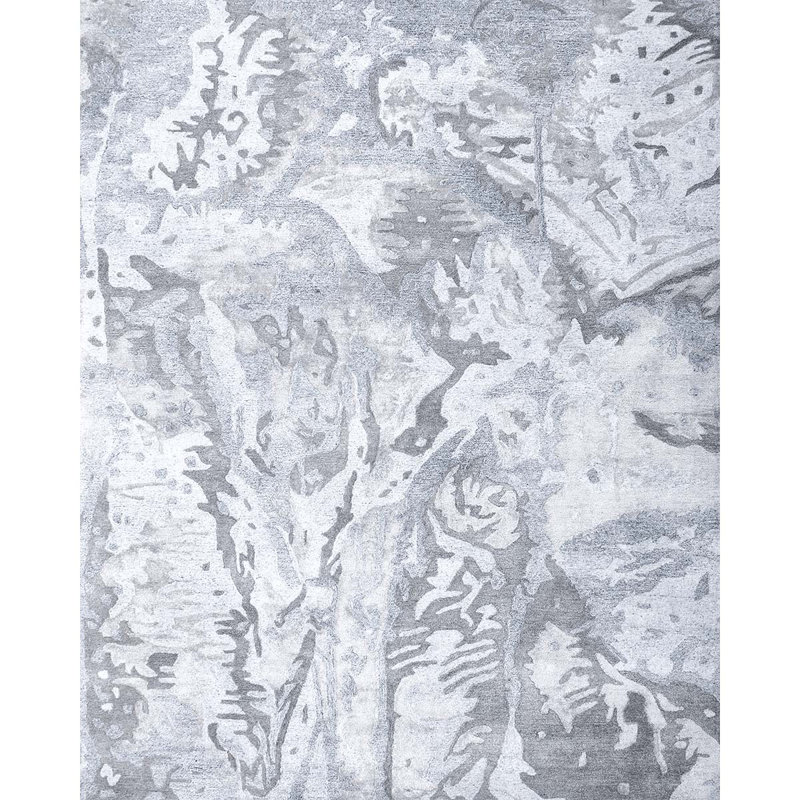 Abstract Area Rug, Rectangle 3'10" x 5'11"