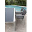 Ensemble repas d'extérieur en aluminium gris clair minuit 11 pièces Bailey