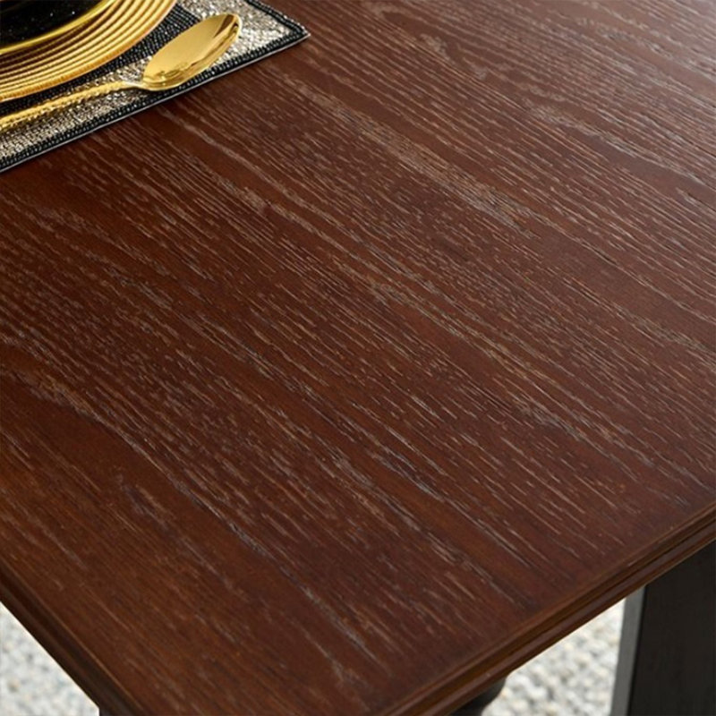 Vintage and elegant solid wood table set