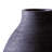 24"H Black Ceramic Floor Vase