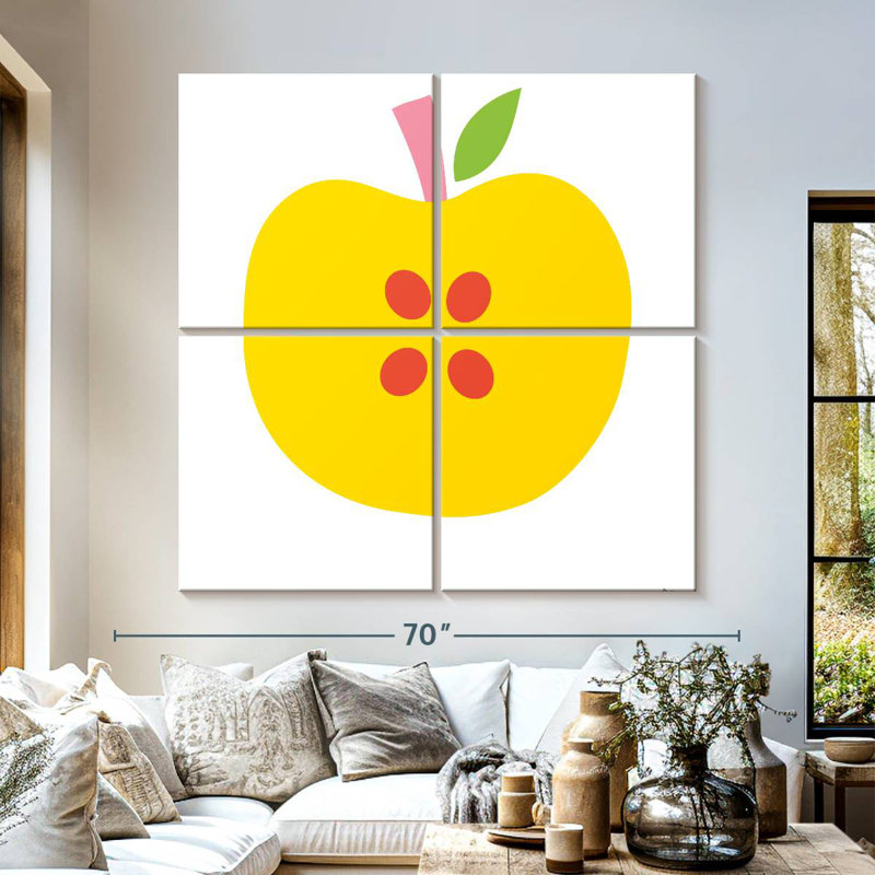 Pomme jaune Yarlin, H 57 po x l 57 po