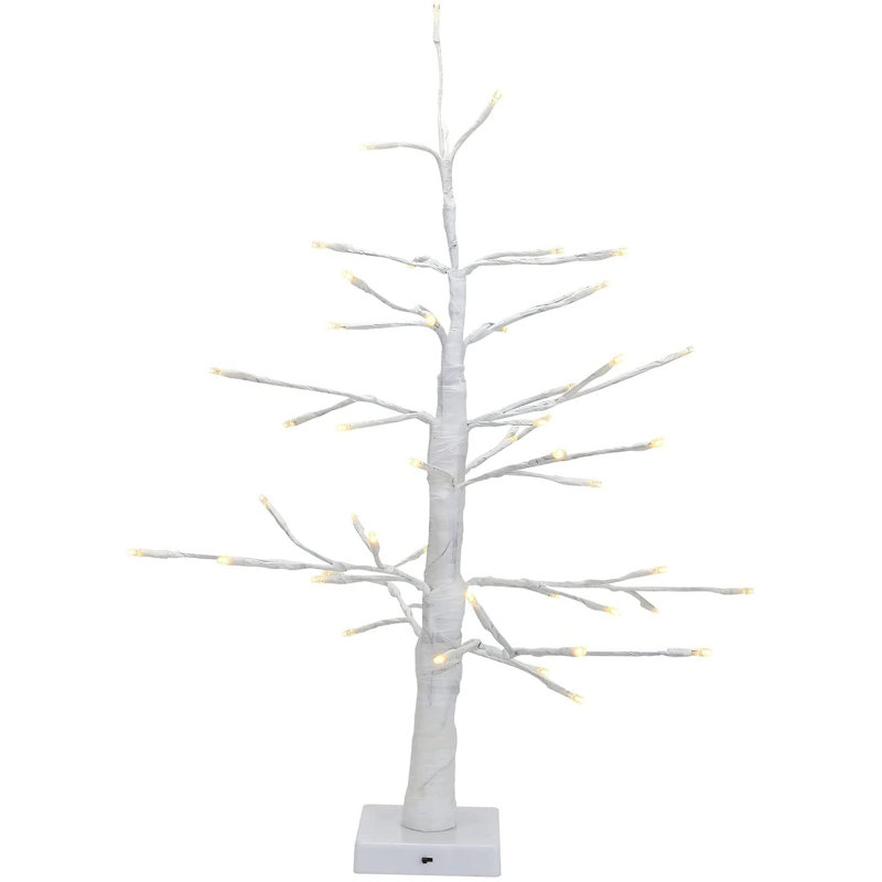 1.48' H Lighted Artificial Cedar Christmas Tree