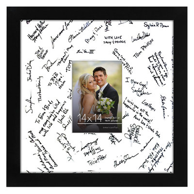 Black Wood Single Picture Frame