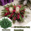 48 PCS 8,26 pouces aiguilles de pin artificielles branches - plantes vertes pics pour bricolage guirlande guirlande de Noël et décoration de jardin-228151591